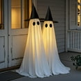 thumbnail image 4 of DAKIMOE Halloween Decorations Outdoor Indoor Halloween Party Decorations Indoor,Spooky Ghost Decor with String Lights,Halloween Ghost Lights for Porches Yards Gardens Lawn 2 Pack, 4 of 10