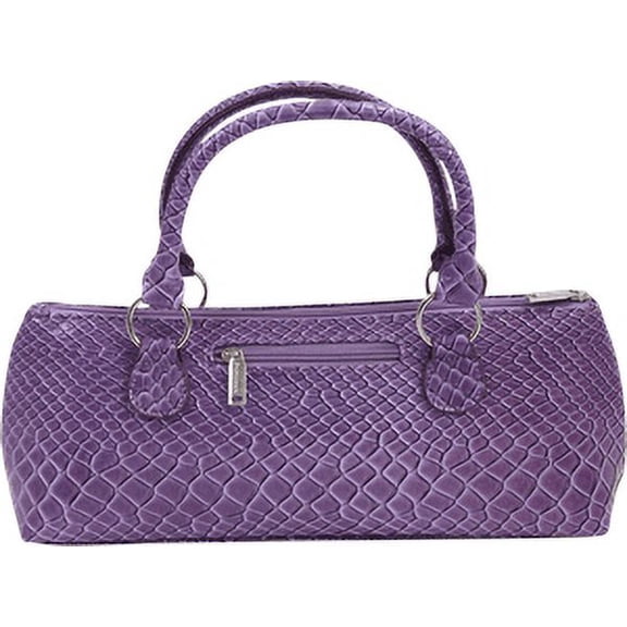 Picnic Gift 3021-PP Wine Clutch Insulated Single Bottle Wine Tote - Purple Burmese
