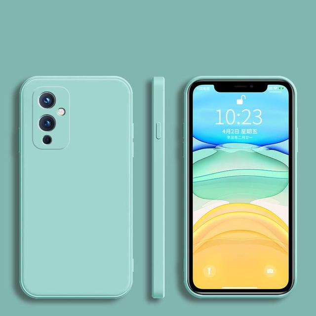 Luxury Square Soft Silicone Case on For OnePlus One Plus 11 10 9 9R 9RT 8 7 7T Pro Nord CE 2 5G Coque Solid Color Back Cover