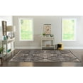thumbnail image 4 of Linon Home Décor Hi Lo Area Rug Collection, Blue and Gray, 2' x 3', 4 of 5