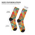 thumbnail image 3 of Pofeuu Dancing African Womans Print Crew Socks, Adult Running Hiking Socks for Youth and Adult, 3 of 7