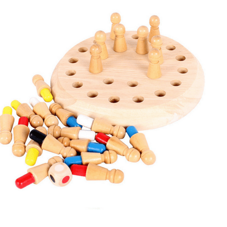 Tbest Wooden Stick Chess Memory Match Game Kids Educational 3D Puzzle Learning Toy Gift,Kids (Best 3d Chess Game)