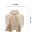 thumbnail image 3 of MasteelfCA 1Pc Ceramic Flower Vase Flowers Container Floral Container Adornment (Beige), 3 of 7