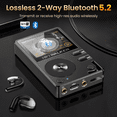 thumbnail image 6 of HIFI WALKER H2 Hi-Res MP3 Player, Bluetooth 5.2 Wifi, Lossless DAC DSD, 64GB Black, 6 of 9