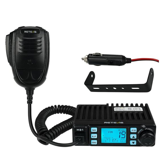 Radio CB Retevis MB1 AM/FM de 40 canales con reducción de ruido