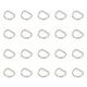 thumbnail image 2 of 100 Pcs Tote Purse Diy Patchwork Buckle Metal Round Wire D Buckle Metal Hoop Locking D- Ring, 2 of 2