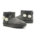 thumbnail image 4 of Kids Winter Snow Boots, Girls Boys Comfy Faux Fur Lined Short Boots Slip On Furry Outdoor Warm Ankle Boot, 4 of 7