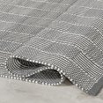 thumbnail image 5 of Home Conservatory Squares Handwoven Indoor/Outdoor Area Rug, 6' x 9',  Grey, 5 of 8