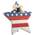 thumbnail image 2 of Lillian Vernon Patriotic Star Decoration, Home Decor, Table Decor, 10" Photo Holder, 2 of 2