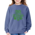 thumbnail image 6 of Otqutp Kids Crewneck Sweatshirt Girls Thin Pullover Sweatshirts St Patricks Day Casual Long Sleeved Shirt Teens Shamrock Print Tops, 6 of 8