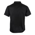 thumbnail image 2 of Sólido Manga Corta Chaquetas Uniforme Servicio de Alimentos para Mujeres Hombres , Negro, 2XL Salvador Uniforme de chaqueta de chef, 2 of 5