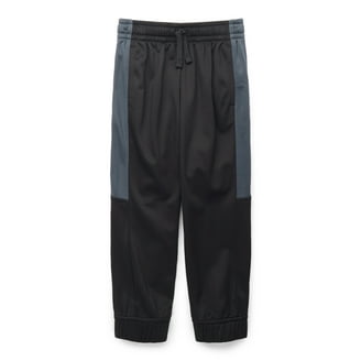 Athletic Works Boys Jersey Knit Open Bottom Pants, 2-Pack, Sizes 4