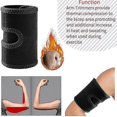 thumbnail image 4 of 5pcs Upper Arm Cuff Pressure Pain Relief Biceps Tendonitis Bandage Compression Sleeve Triceps Biceps Muscle Support Compatible Upper Arm Tendinitis Pa, 4 of 4