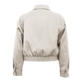 thumbnail image 2 of Chamarra George para Mujer, Cuello Camisero Crema Talla Ch, 2 of 4