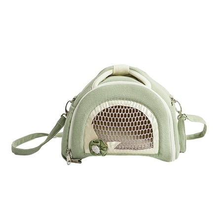 Desheus Pet Carrying Bag Breathable Small Pet Carrier Bag Comfortable Pet Travel Tote Bag for Hamster Guinea Pig Rabbit