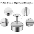 thumbnail image 4 of Burger Press, Stainless Steel Adjustable Burger Patty Maker, Non-Stick Patty Mak, 4 of 5