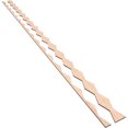 thumbnail image 6 of Ekena Millwork 94"H x 1/4"T Cimarron Adjustable Wood Decorative Slat Wall Panel Kit, Red Oak (contains 23 Slats + 1 Straight Edge Starter Slat), 6 of 16