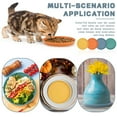 thumbnail image 5 of 4 Round Colors Cat Bowls Kitten Bowls For Wet And Dry Food For Kittens,Puppy And Short-legged Cats, 5 of 8