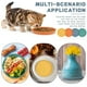thumbnail image 3 of Popular! 4 Round Colors Feeding Bowl Cat Food Bowl Fatigue-free Bowls For Wet And Dry Food For Kittens And Short-legged Cats, 3 of 4