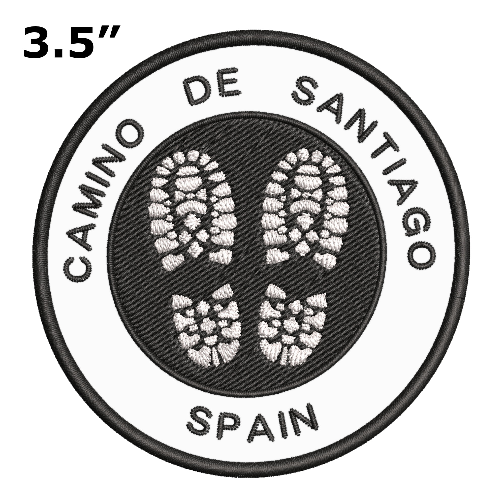 Santiago Figure stud badge 