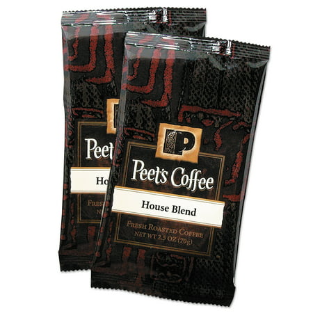 Peet's Coffee & Tea Coffee Portion Packs, House Blend, 2.5 oz Frack Pack, 18/Box