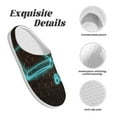 thumbnail image 5 of Lsque Neon Sign For Books Pattern Womens Comfort Cotton on Scuff With Memory Foam and Anti-skid Sole Slipper-39/40, 5 of 7