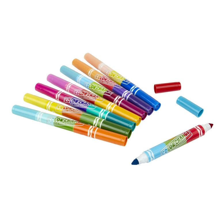 Two-color markers, 16 Kidea colors