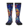 thumbnail image 2 of Lsque Colorful Fall Leaves Printed Crew Socks Men's Women's LightWeight Thin Casual Calf Socks ,Knee High Socks,Cotton Socks, 2 of 9