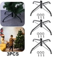 thumbnail image 1 of Soporte Base para Navidad Marco Inferior Plegable Hierro Árboles (50cm) 3 Uds., 1 of 2