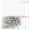 thumbnail image 1 of 200Pcs Sewing Straight Pin DIY Sewing Location Pin Heart Head Sewing Pin Straight Locating Pin, 1 of 4