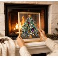 thumbnail image 7 of Jeweled 3D Christmas Tree Framed Art,2026 Stylish Crystal Christmas Tree Handmade Hanging Art Kit, Jewel-Like Glowing Decor for Home Spaces & Holiday Gifting Choice(Amber Gems), 7 of 7