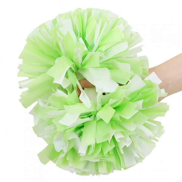 Pompons de pom-pom girl avec poignée dure, shakers de fête pour l