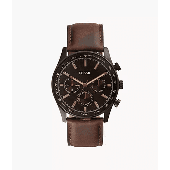 Fossil Sullivan Multifunction Brown Leather Watch BQ2457