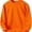 Orange, variant on Little Boys Crewneck Sweatshirt Long Sleeve Solid Tops for Kids