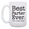 thumbnail image 2 of ThisWear Dad Gifts for Men Best Farter Ever Oops I Meant Father Best Dad Ever Joke 2 Pack 15oz Coffee Mugs, 2 of 4