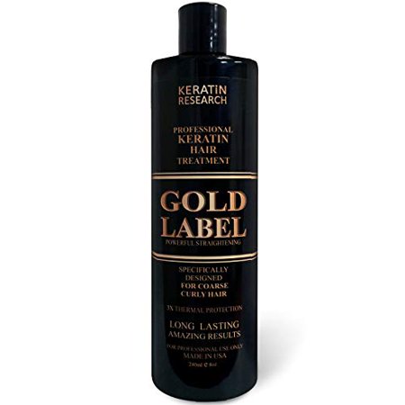 Gold Label Professional Results Brazilian Keratin Blowout Hair