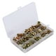 thumbnail image 3 of 160 piezas/caja de tuercas remachables de acero al carbono con revestimiento de zinc mixto, tuercas remachables roscadas m3/4/5/6/8/10, 3 of 14