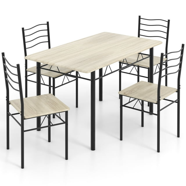 Gloalway Dining Table and Chair Set,Dining Room Table Set