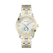 Men's Bulova  Silver/Gold Southeastern Oklahoma State Savage Storm Two-Tone Stainless Steel Watch