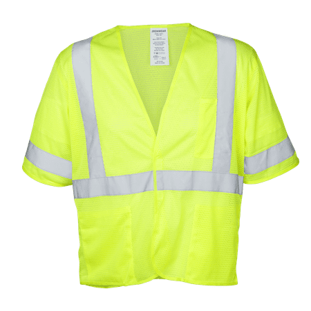 

Ironwear 1292 Class 3 Polyester Mesh Safety Vest w/ 3 Pockets