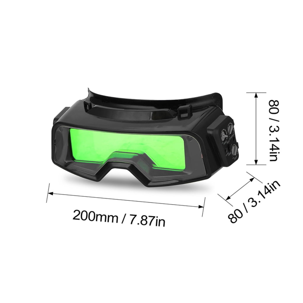Welding Goggles Auto Darken Lens High Protections Welding Safety Glasses