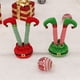 thumbnail image 5 of Suministros de decoración navideña, piernas de elfo para hacer paradas de manos, adornos festivos para decoración de interiores de fiestas, 5 of 5