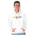 thumbnail image 5 of PACMAN and Blinky 80s Math Equation Hoodie Sweatshirt Women Men Brisco Brands M, 5 of 6