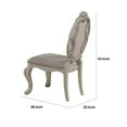 thumbnail image 2 of ACME Ragenardus Wooden Dining Side Chair in Gray and Antique White Set of 2, 2 of 5