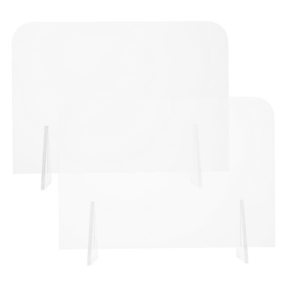 Masteelf  2 Pcs Portable Desk Acrylic Note Board Decorative Message Memo