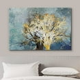 thumbnail image 3 of wall26 Canvas Print Wall Art Watercolor Pastel Golden Forest Tree Nature Wilderness Illustrations Modern Art Rustic Decorative Relax/Calm for Living Room, Bedroom, Office - 32"x48", 3 of 5