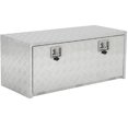 thumbnail image 1 of Qinaqin 30 x 18 en Underbody Truck Pickup Almacenamiento Caja Resistente Aluminum cm de Profundidadiamante Plate Tool con Cerradura Keys y Anchoaterproof Profundidadsign para Trailers, 1 of 7