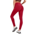 thumbnail image 4 of Pantalones de yoga de cintura alta para mujer - Leggings deportivos elásticos para entrenar y llevar a diario - S-XXXL, 4 of 6