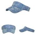 thumbnail image 2 of Daolelai Women's Rhinestone Outdoor Sun Visor Baseball Cap, 2 of 4