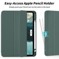 thumbnail image 6 of Aoub Case for for Air 13 inch M2 2024 iPad Pro 12.9 inch 6th Generation 2022 / 5th Gen 2021 with Pencil Holder, Auto Wake/Sleep, Support iPad 2nd Pencil Charging, Tri-fold Stand，Dark Green, 6 of 8